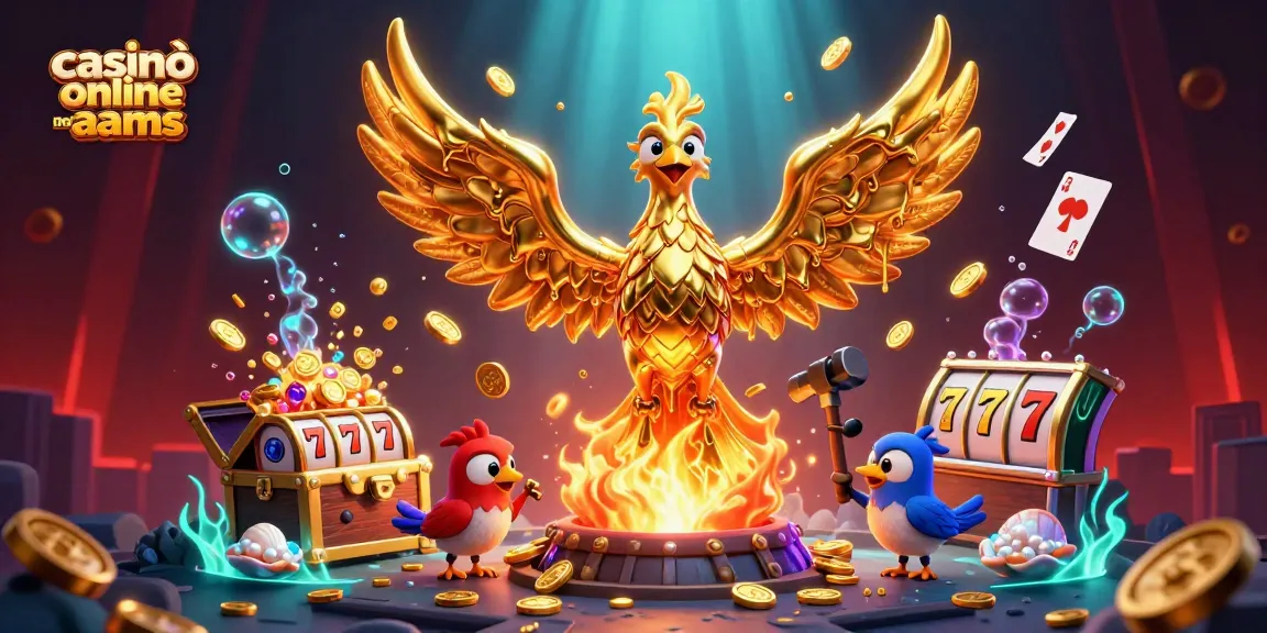Experience the thrill of casinò online non aams with a golden phoenix bringing jackpots to life.