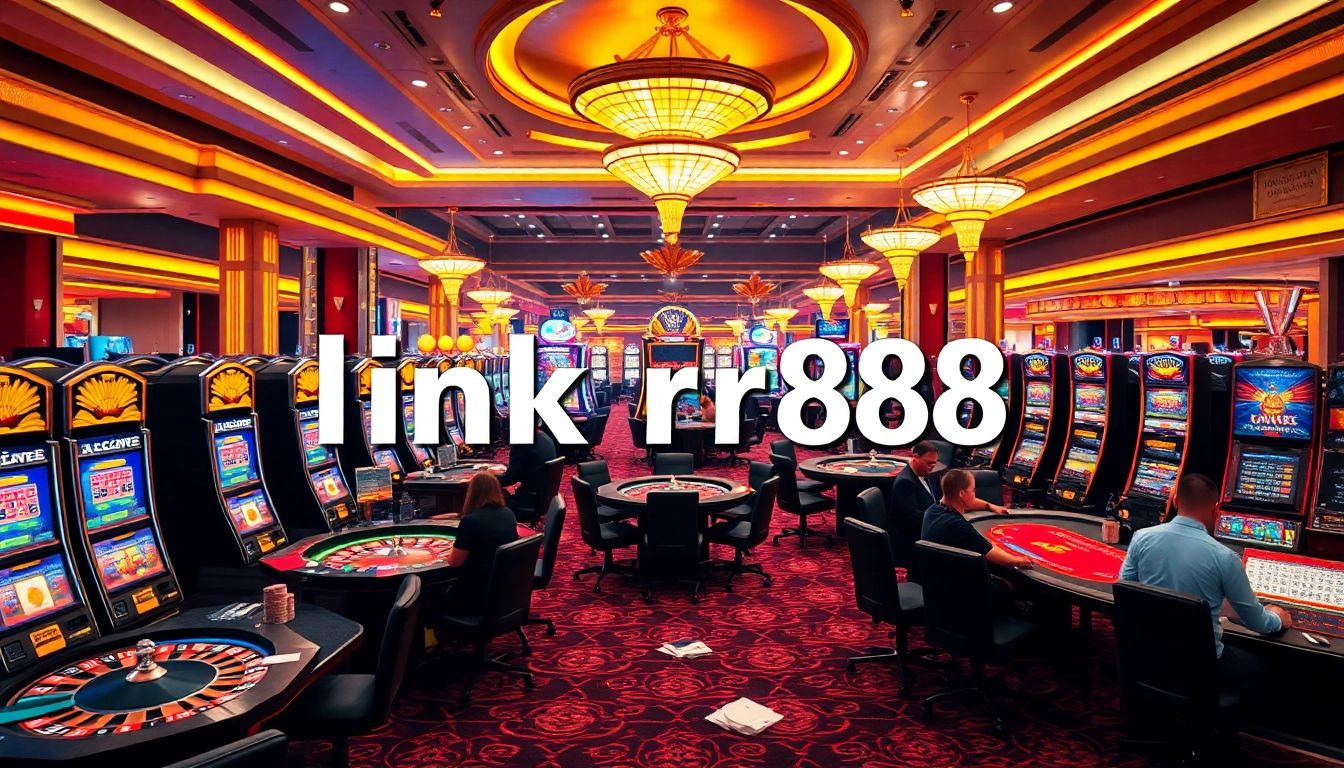 Engage in excitement at link rr88 with vibrant casino tables and thrilling games.