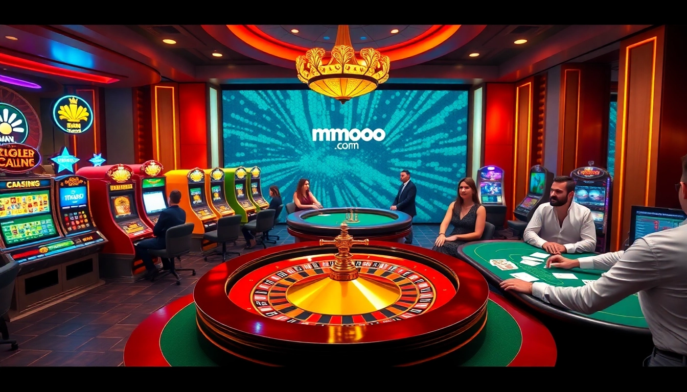 Experience thrilling moments at mmoo.com with vibrant casino games and luxurious gambling setups.
