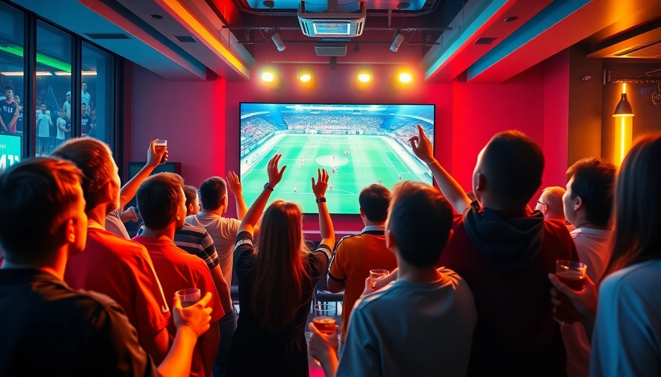 Socolive.network offers an exciting soccer viewing environment with passionate fans enjoying live matches.