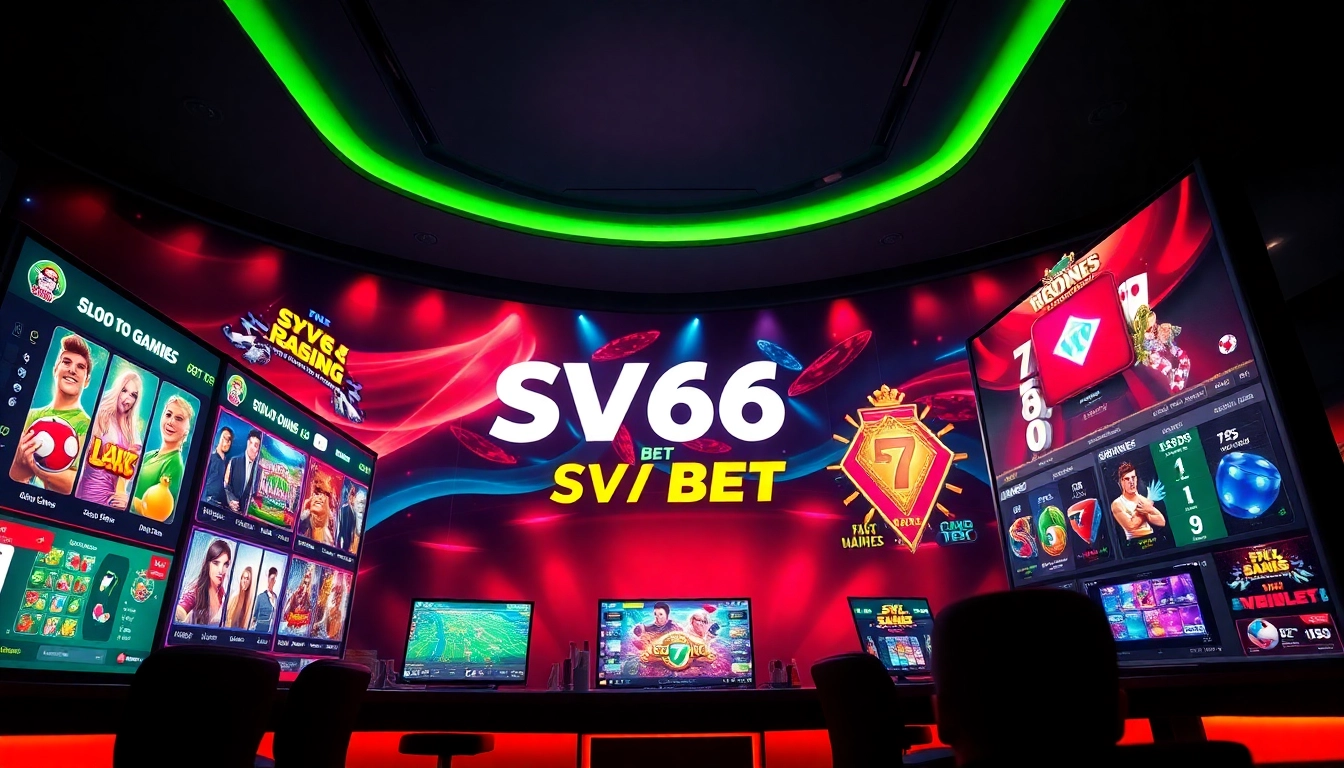 Engaging online gaming platform showcasing SV66 BET with vibrant games and user-friendly interface.